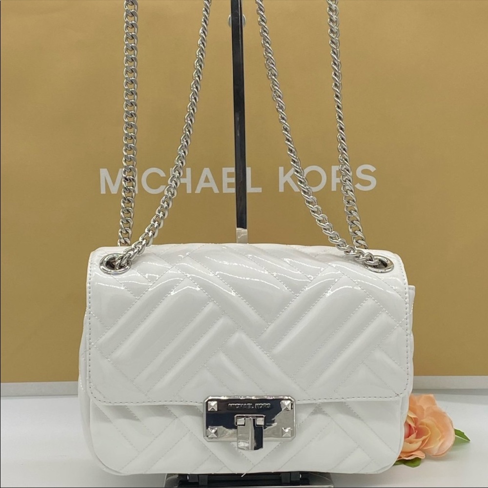 MICHAEL KORS PEYTON MEDIUM SHOULDER FLAP - Picture 5 of 15